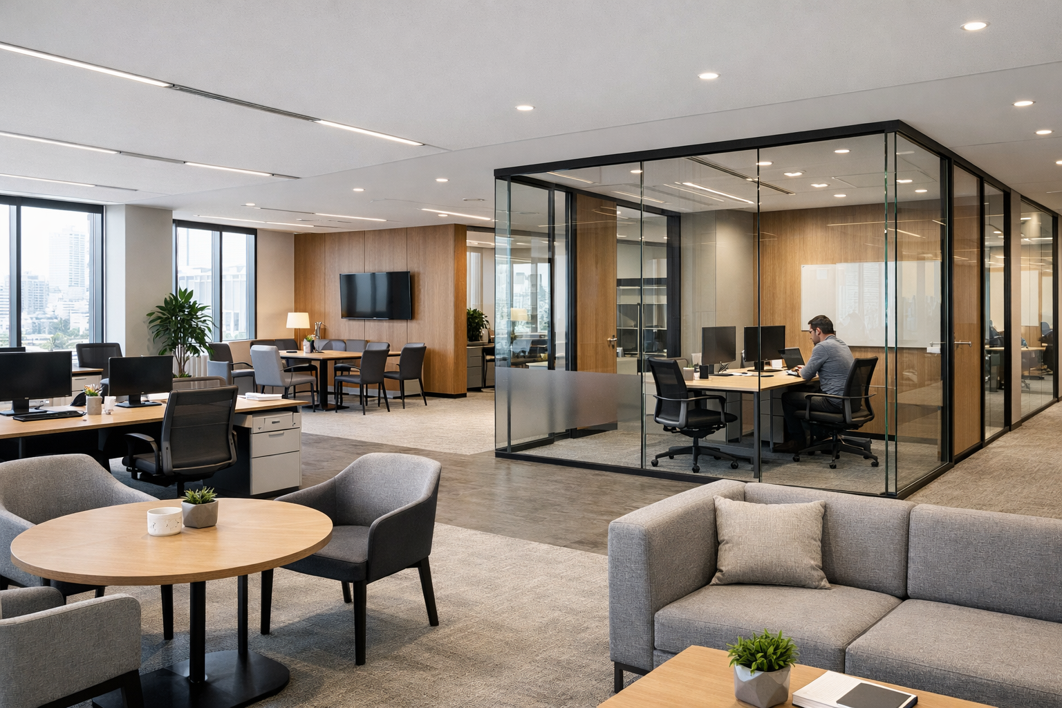 20 Tips for Modern Office Interior Design - Bludesign