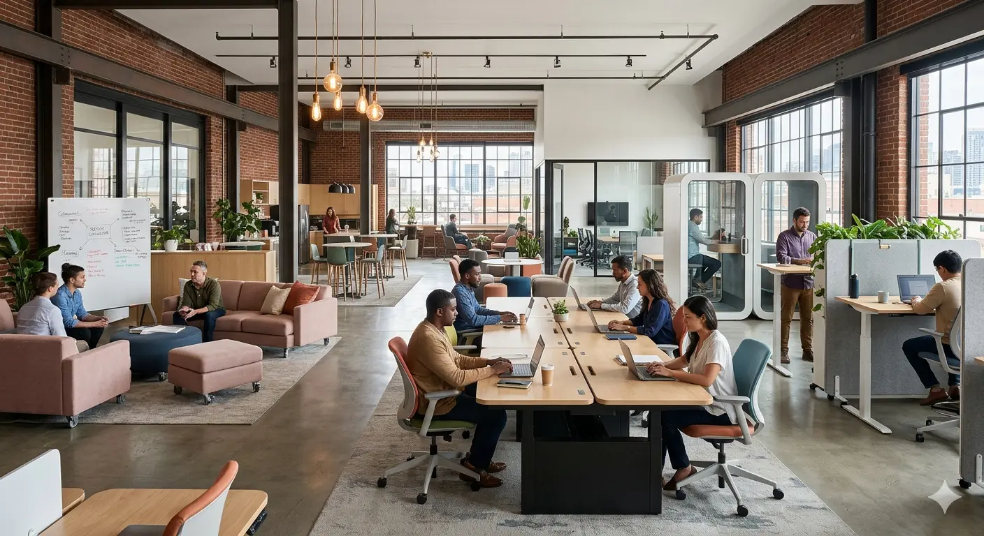 Top 6 Ideas of Interior Design for Co-working Space - Bludesign